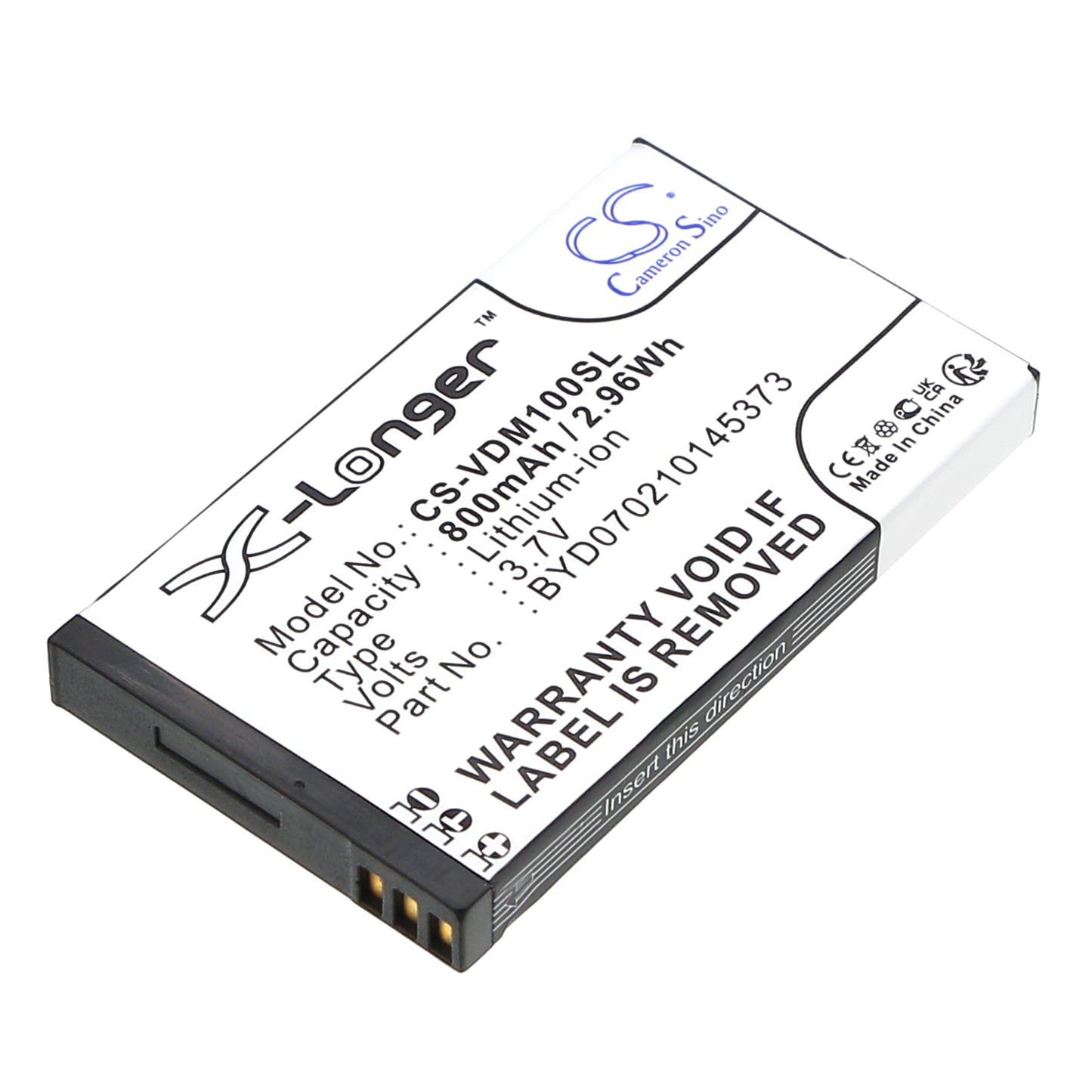 3.7V 800mAh Li-ion Mobile/SmartPhone Battery for Vodafone