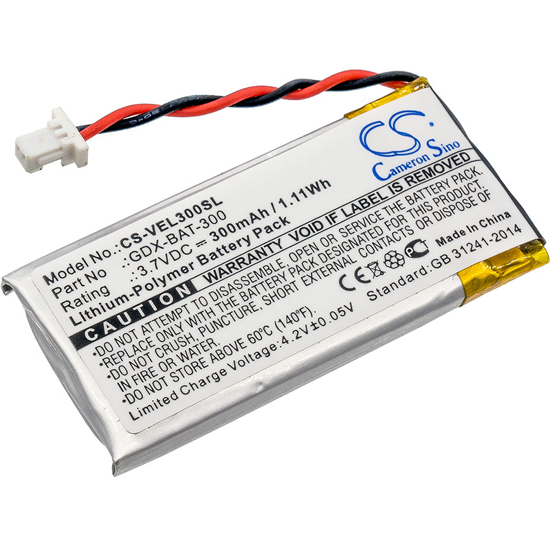 3.7V 300mAh/1.11Wh Li-Polymer Equipment/Survey Battery for Vernier