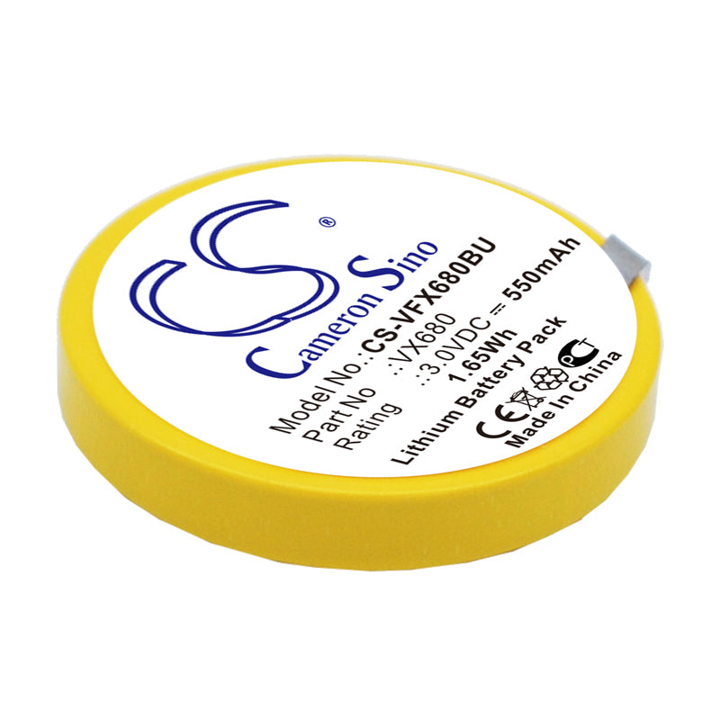 3V 550mAh/1.65Wh Li-ion CMOS/BackUp Battery for VeriFone