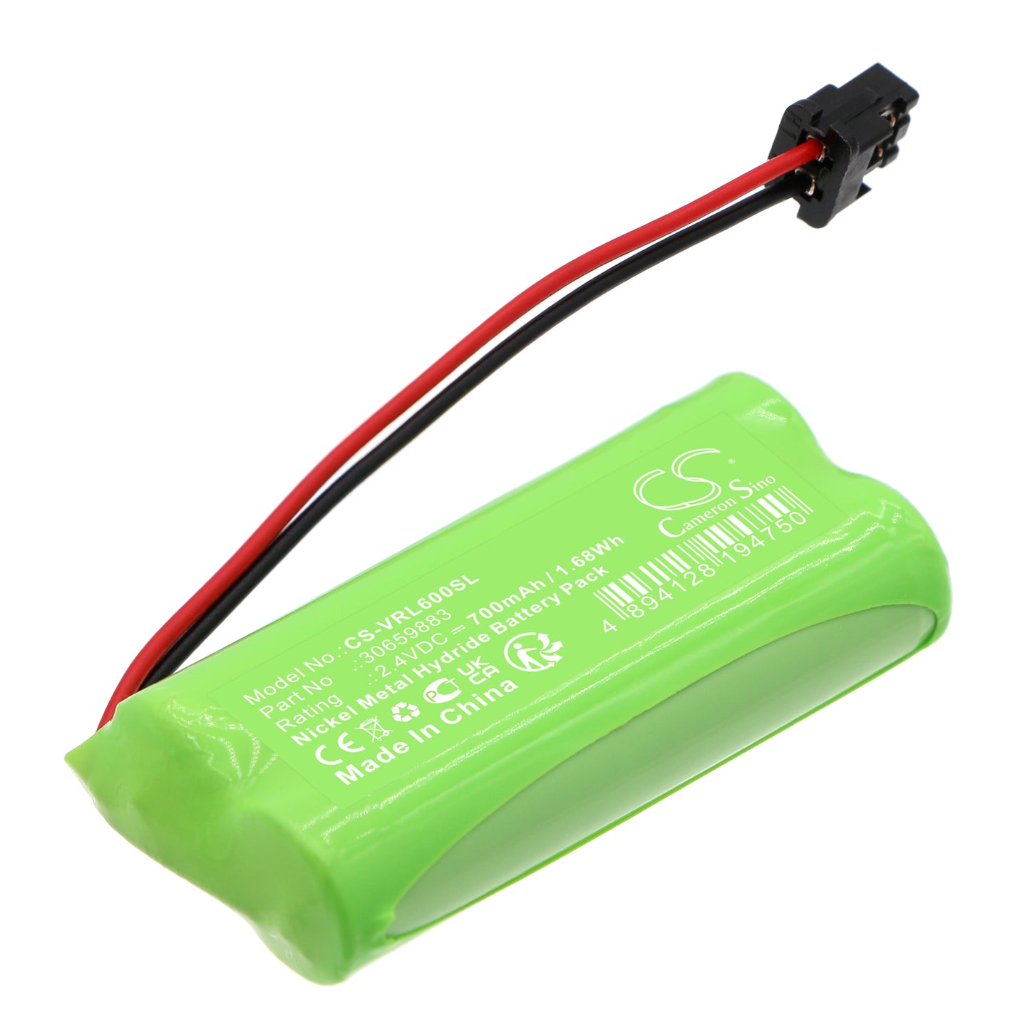 CS-VRL600SL Replacement Battery – Compatible with FOMOCO Alarm Siren, S60 2008-2018, S80. XC60 2008-2018, V60 2008-2018, V70 2008-2018, XC70 2008-2018