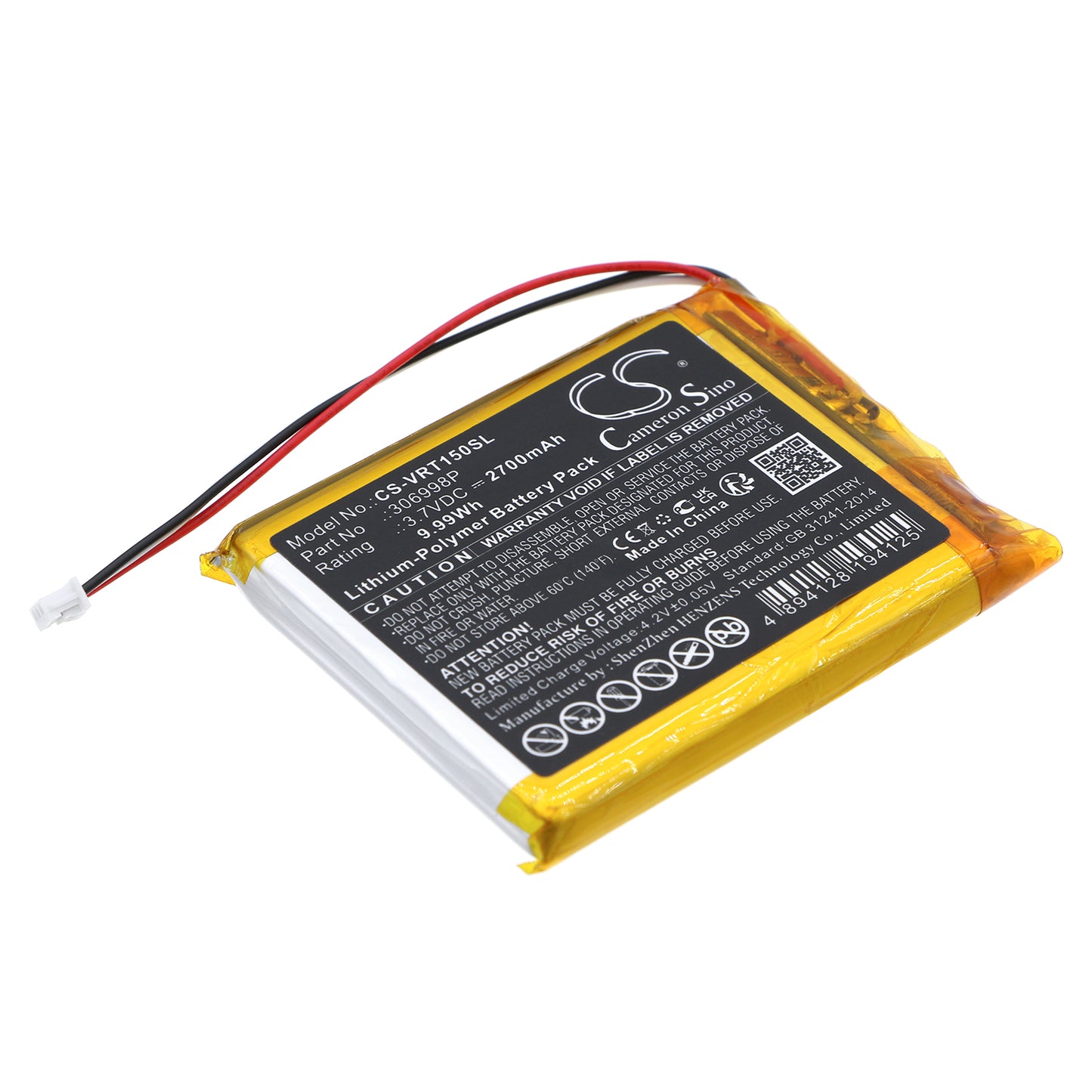 CS-VRT150SL Replacement Battery – Compatible with BS-1000T, BS-1500T