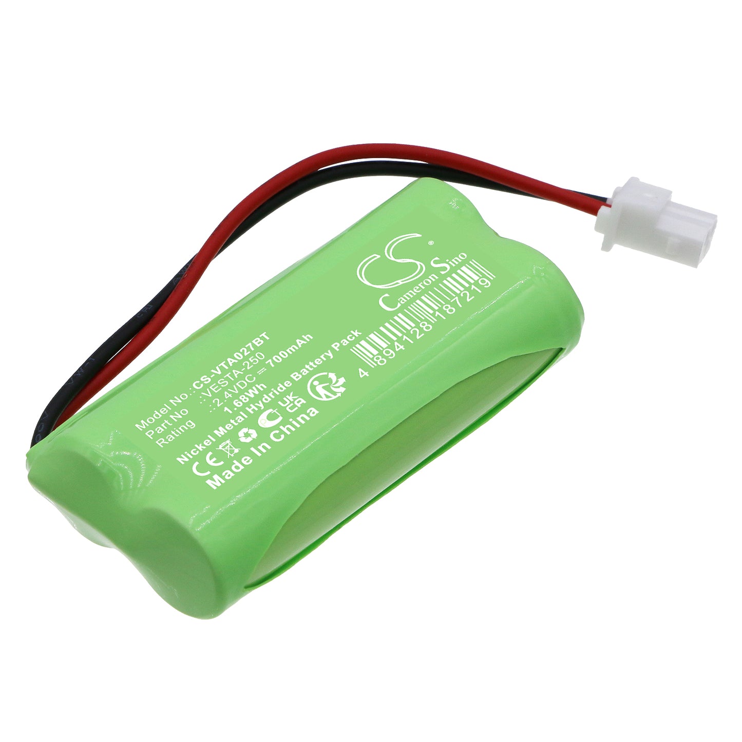 CS-VTA027BT Replacement Battery – Compatible with VESTA-027 HWC-1B-F1, VESTA-224 WEZC-8