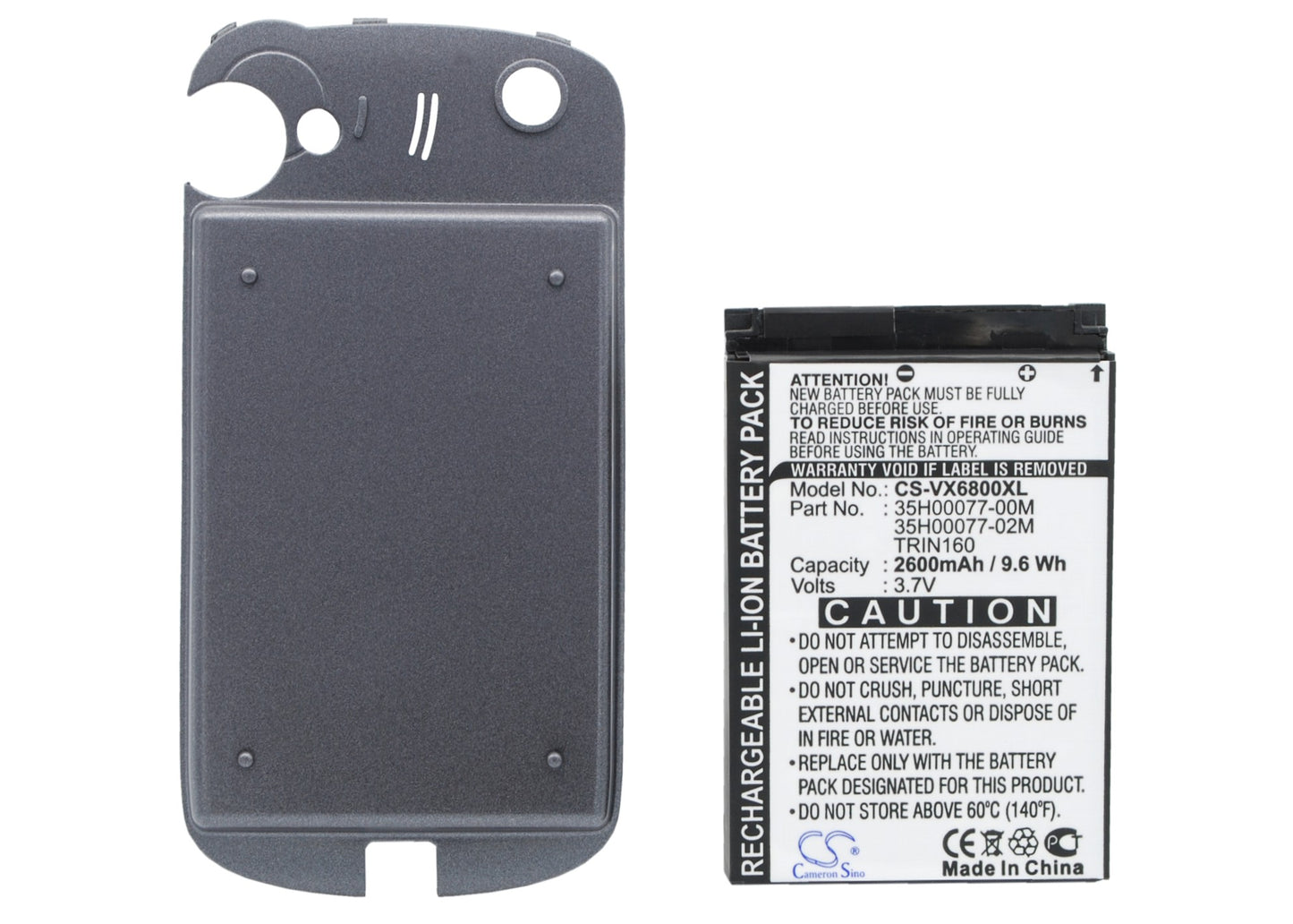 3.7V 2600mAh/9.62Wh Li-ion Mobile/SmartPhone Battery for Sprint