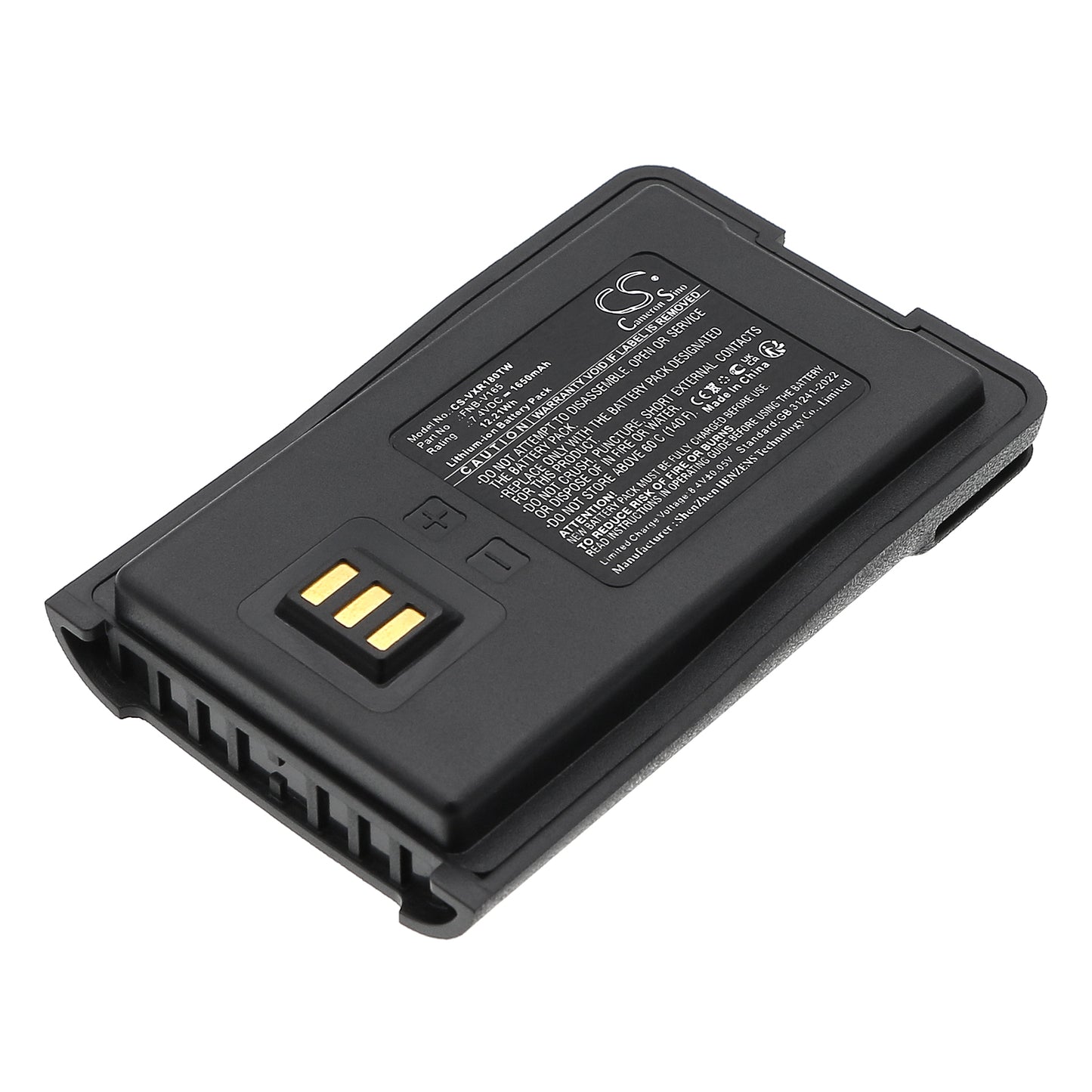 CS-VXR180TW Replacement Battery – Compatible with V318, VZ-10, VZ-12, VZ-18