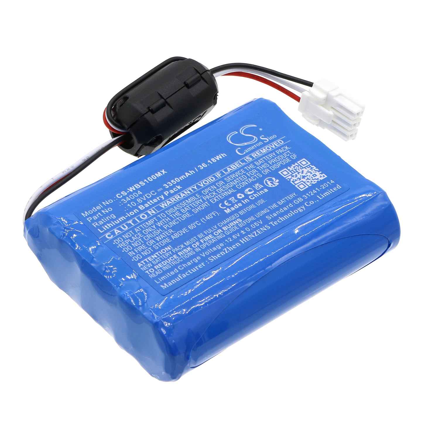 CS-WBS100MX Replacement Battery – Compatible with VS100, VS100 Spot Vision Screener