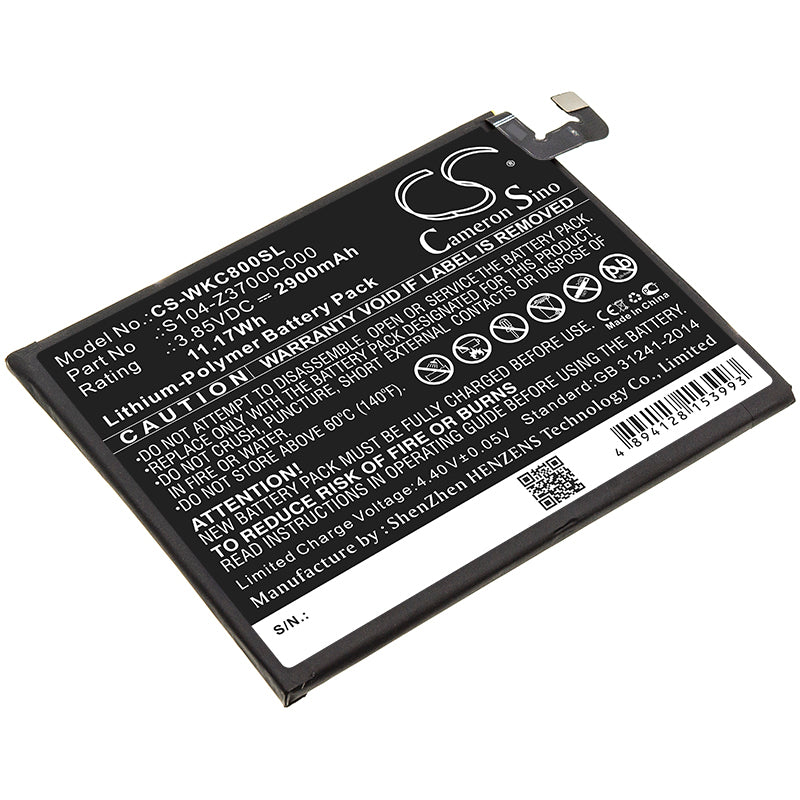 CS-WKC800SL Replacement Battery – Compatible with C800AE, View 2, View 2 Pro, W-C800, W-C860