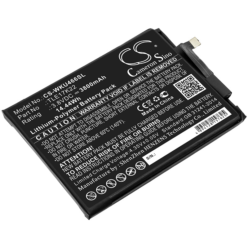CS-WKU466SL Replacement Battery – Compatible with P4661AN, U Feel Go