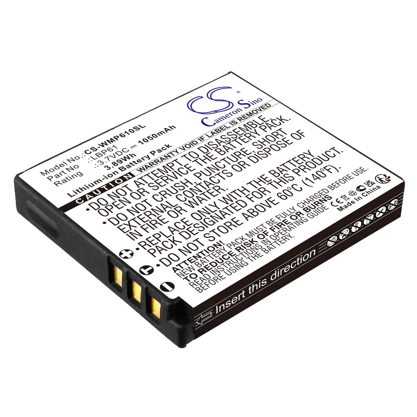 CS-WMP610SL Replacement Battery – Compatible with MRP61 Transmitter