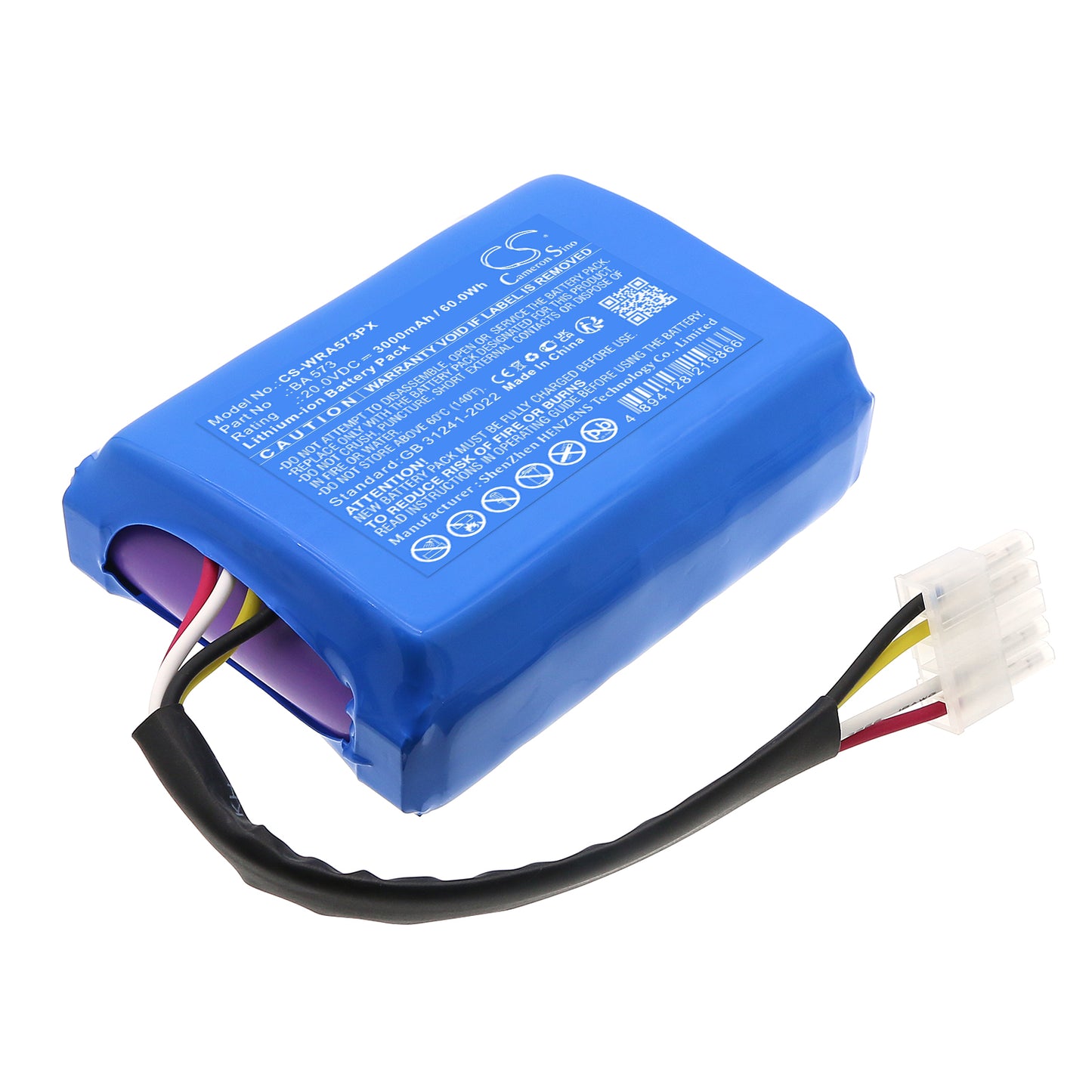 CS-WRA573PX Replacement Battery – Compatible with RM 1000 WiU-SN, RM 500 WIU-SN, RM 700 BTU-SN, RM 900 WiU-SC