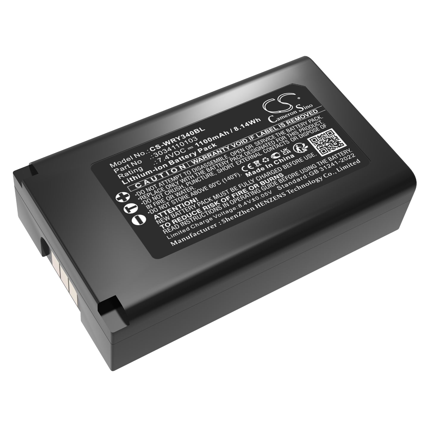 CS-WRY340BL Replacement Battery – Compatible with Yoximo