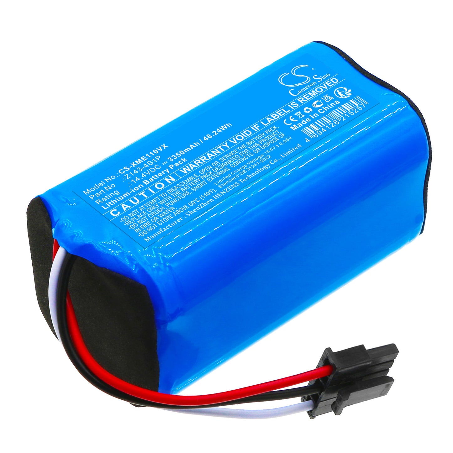 CS-XME110VX Replacement Battery – Compatible with E10, E10C, E5, Robot Vacuum E10, Robot Vacuum E10C, Robot Vacuum E5