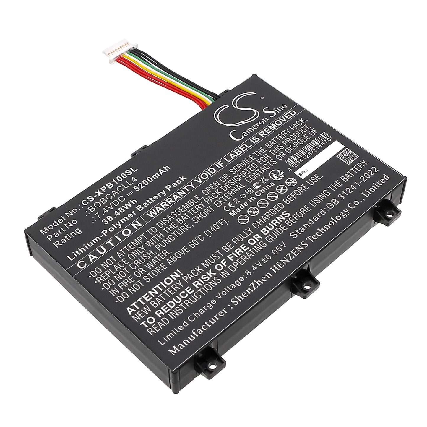 CS-XPB100SL Replacement Battery – Compatible with Bobcat Rugged IX101B1 Tablet, Xplore Thinkpad P72, XSlate B10, XSlate B10 IX101B2 Rugged Tabl, XSlate IX101B1 Rugged Tablet, XSlate IX101B2 Rugged Tablet