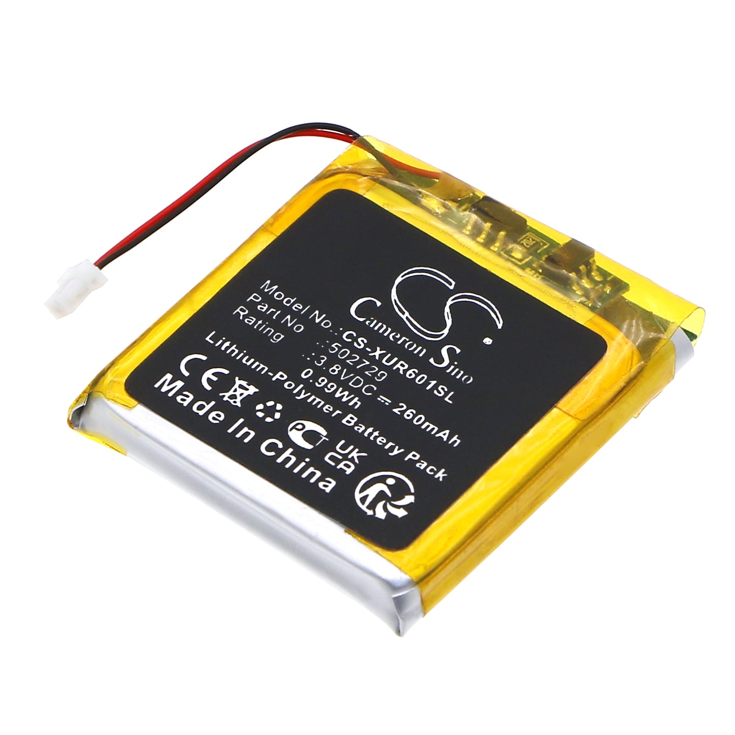 CS-XUR601SL Replacement Battery – Compatible with U6 Wireless Microphone Transmi