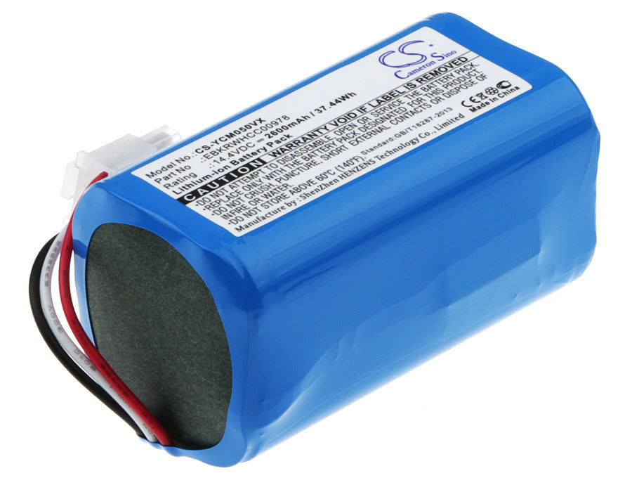 14.4V 2600mAh/37.44Wh Li-ion Vacuum Battery for iCLEBO