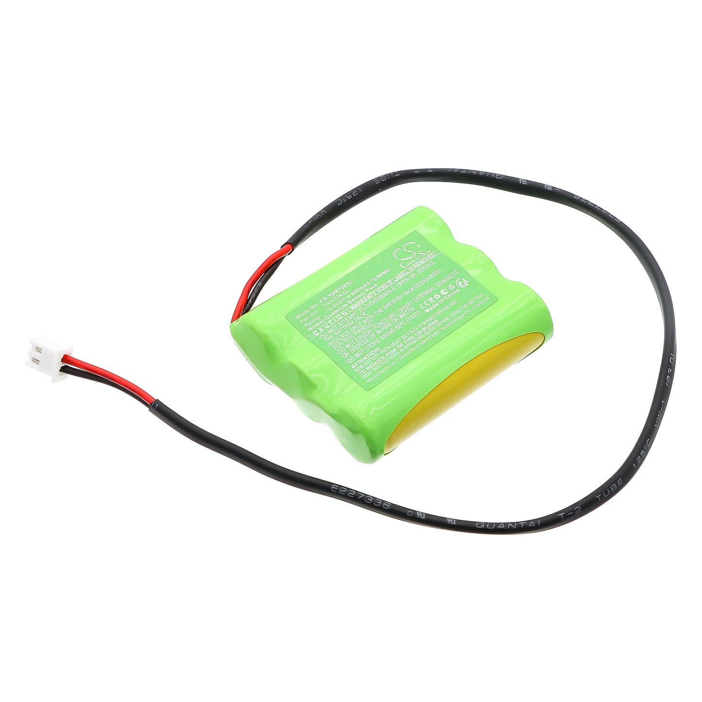 CS-YHK126SL Replacement Battery – Ni-CD 3.6 800mAh / 2.88Wh