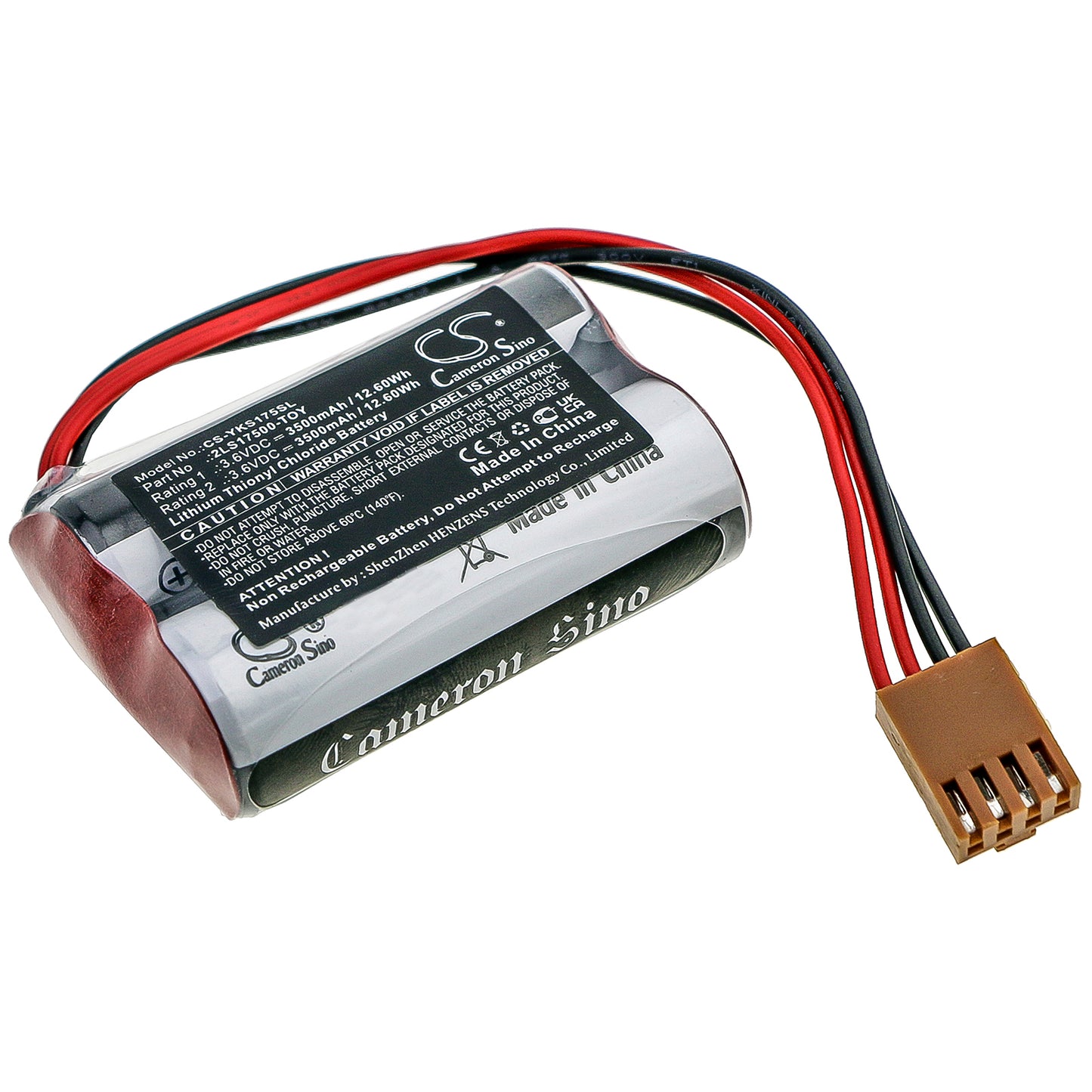 CS-YKS175SL Replacement Battery – Compatible with 2LS17500-TOY, K-24 ER17/50