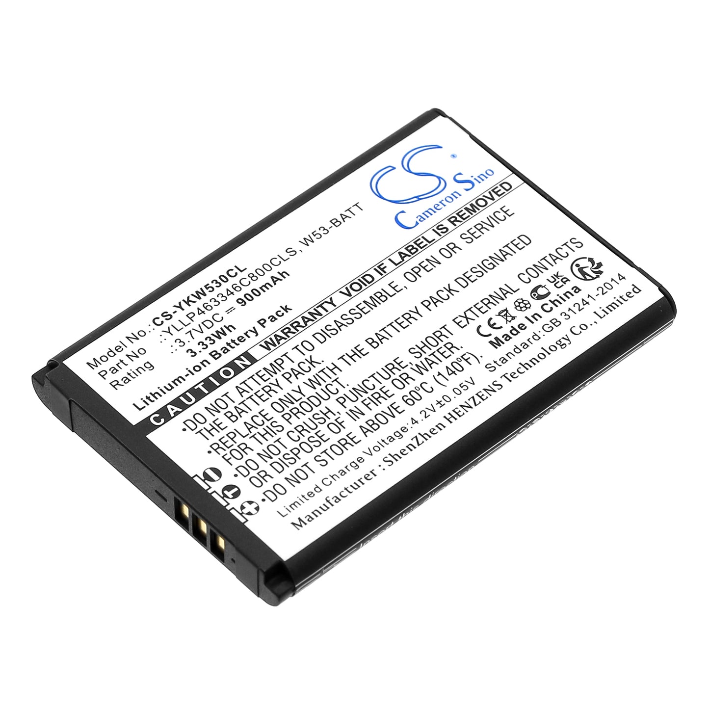 CS-YKW530CL Replacement Battery – Compatible with W53, W53h, W53P, W73, W73H, W73P, W78H