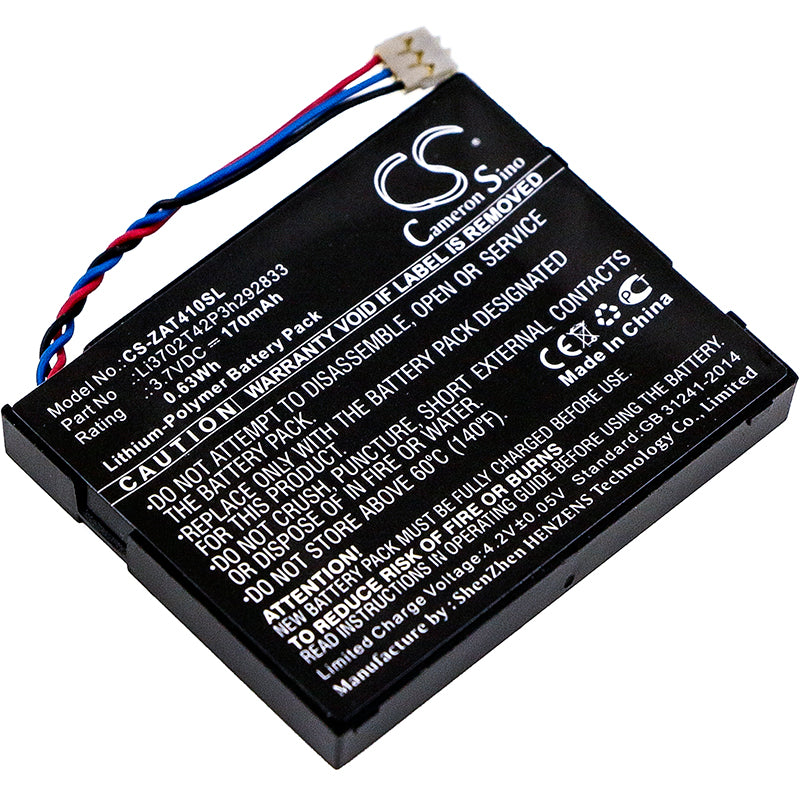 3.7V 170mAh/0.63Wh Li-Polymer Hotspot Battery for ZTE