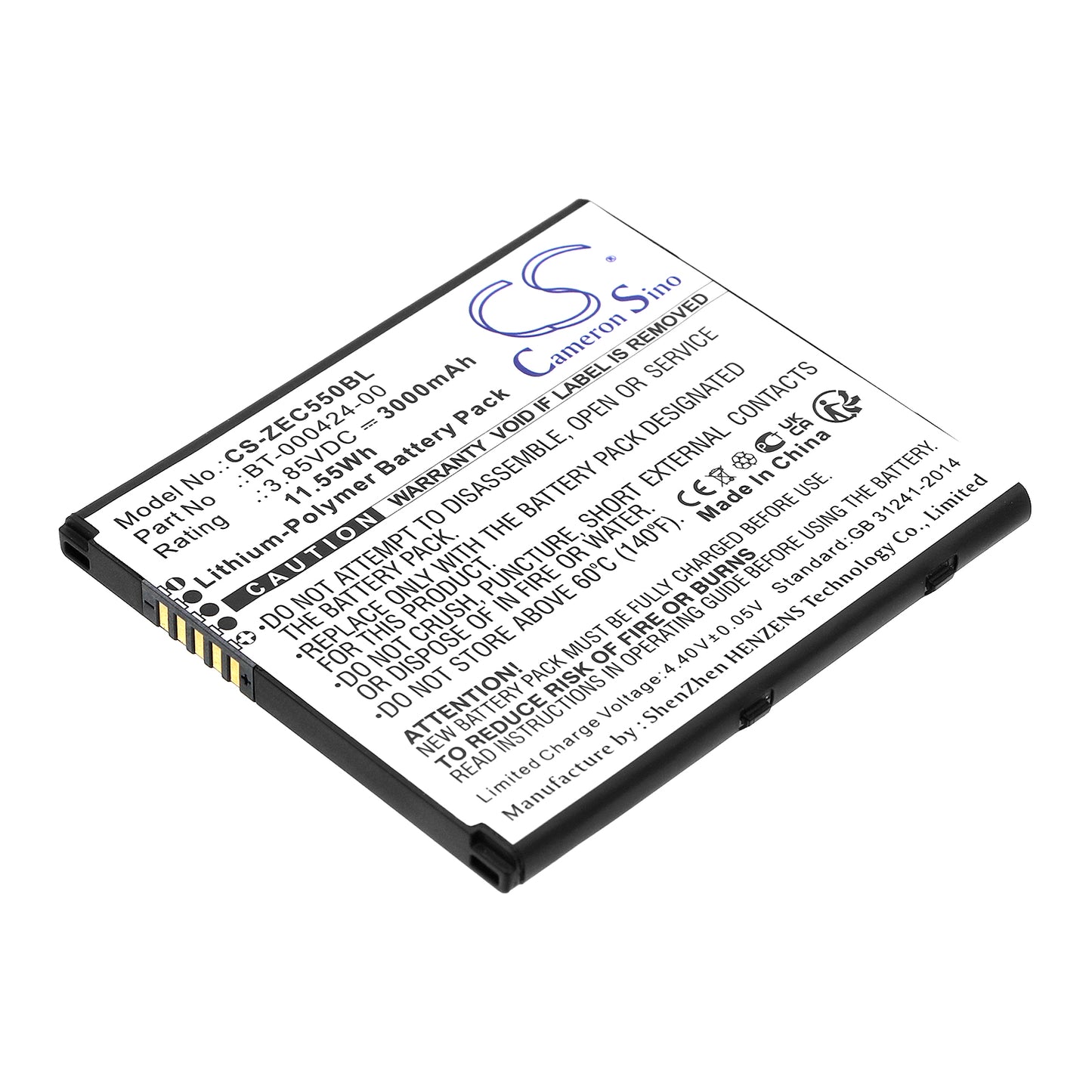 CS-ZEC550BL Replacement Battery – Compatible with EC50, EC55, EC55AK-11B132-NA, EC55AK-11B132-NA EC55, EC55AK-21B242-NA, EC55AK-21B242-NA EC55, EC55AK-21B243-NA, EC55AK-21B243-NA EC55