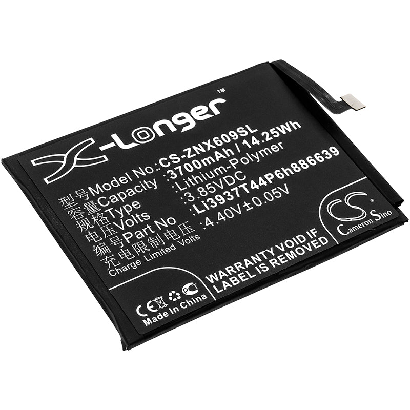 3.85V 3700mAh/14.25Wh Li-Polymer Mobile/SmartPhone Battery for Nubia