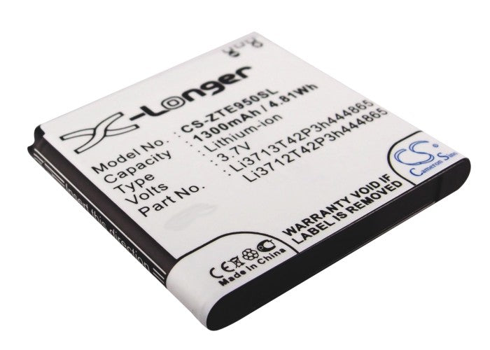 3.7V 1300mAh/4.81Wh Li-ion Mobile/SmartPhone Battery for DELL