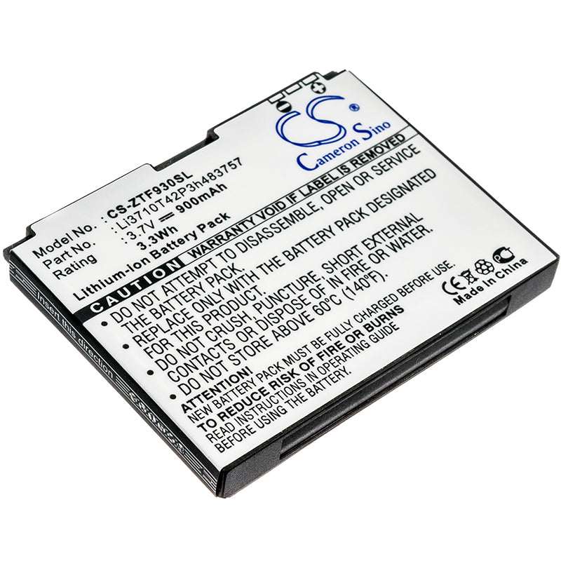 CS-ZTF930SL Replacement Battery – Compatible with Adamant F450, E810, F450, F555, P671A80, R236, R237, T930, V821, Z431, ZTE F930