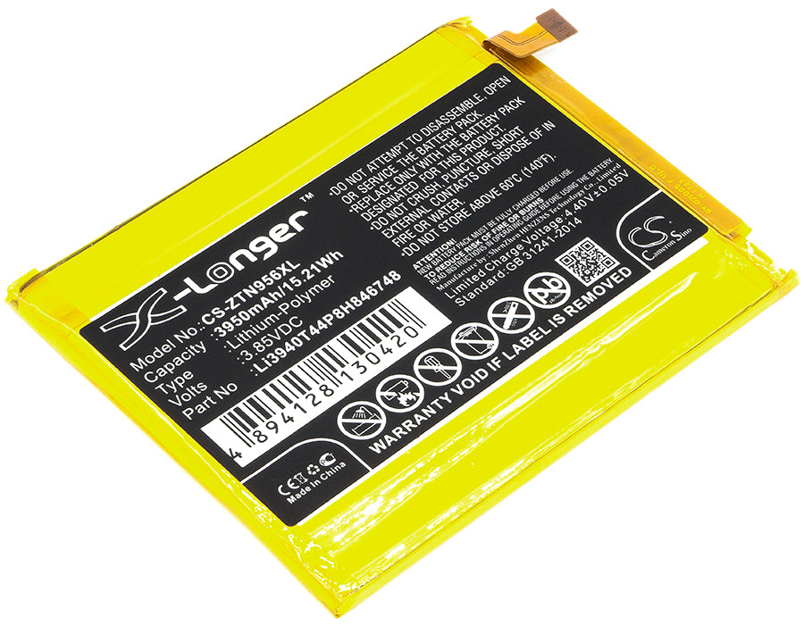 3.85V 3950mAh/15.21Wh Li-Polymer Mobile/SmartPhone Battery for ZTE