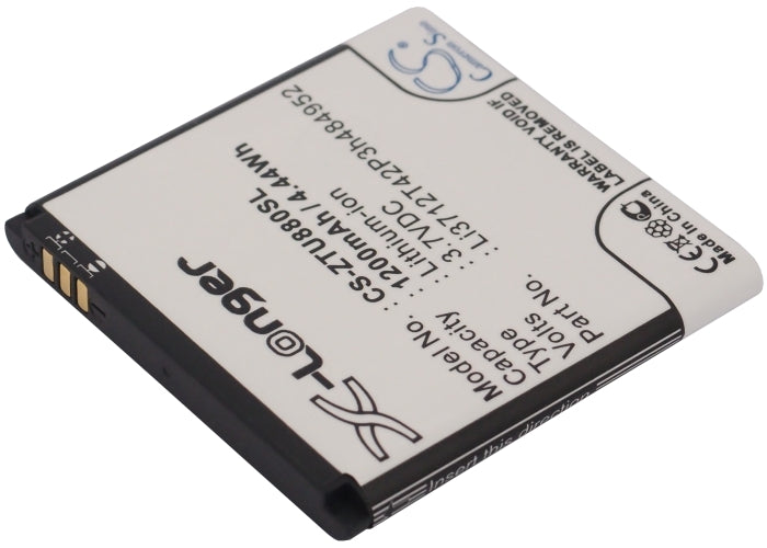 3.7V 1200mAh/4.44Wh Li-ion Mobile/SmartPhone Battery for ZTE