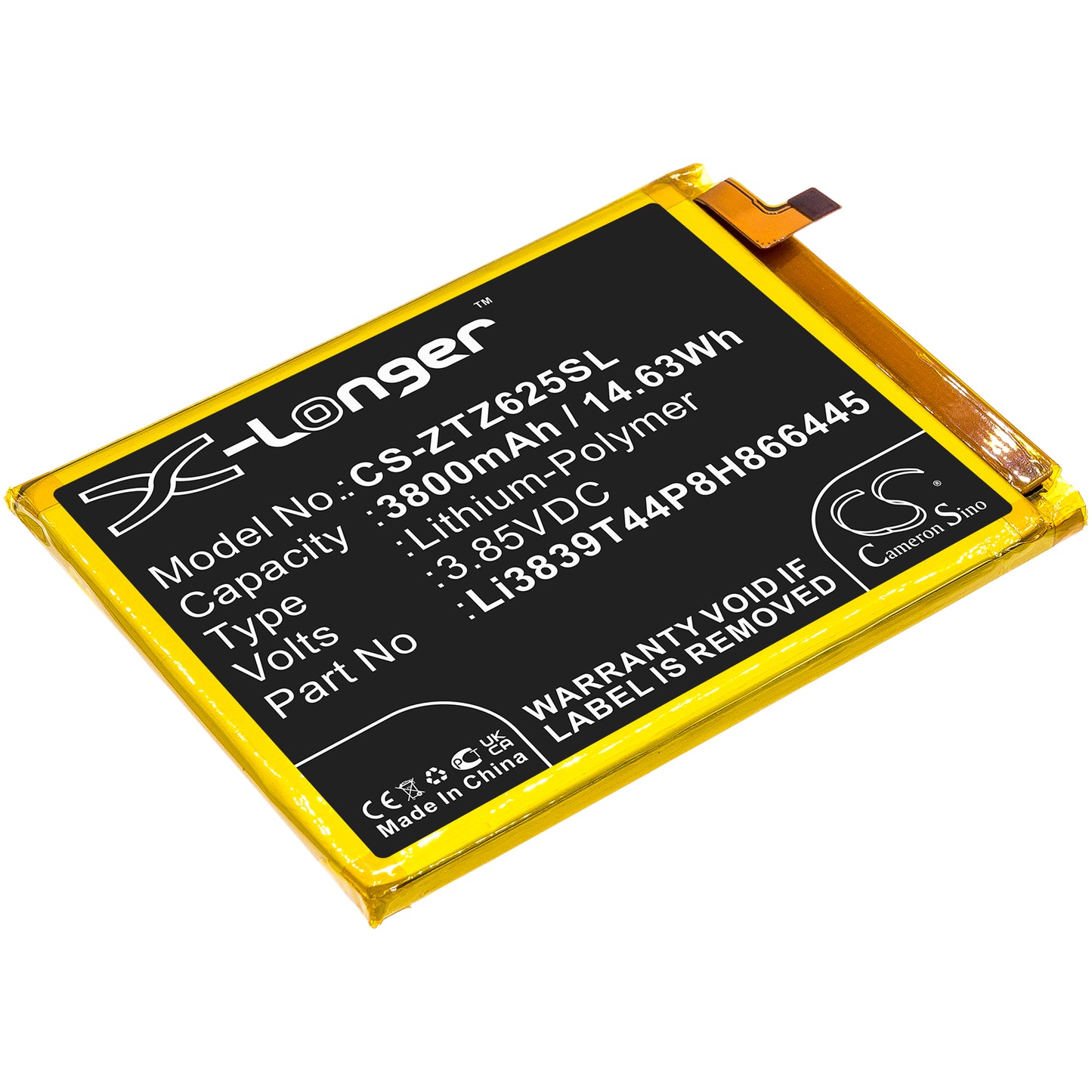 CS-ZTZ625SL Replacement Battery – Compatible with Blade 11 Prime 2020, Z6251VS
