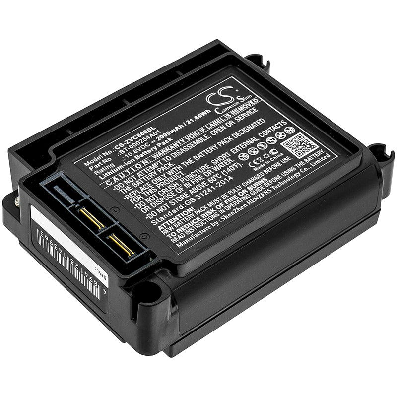 10.8V 2000mAh/21.60Wh Li-ion Vehicle Battery for Zebra