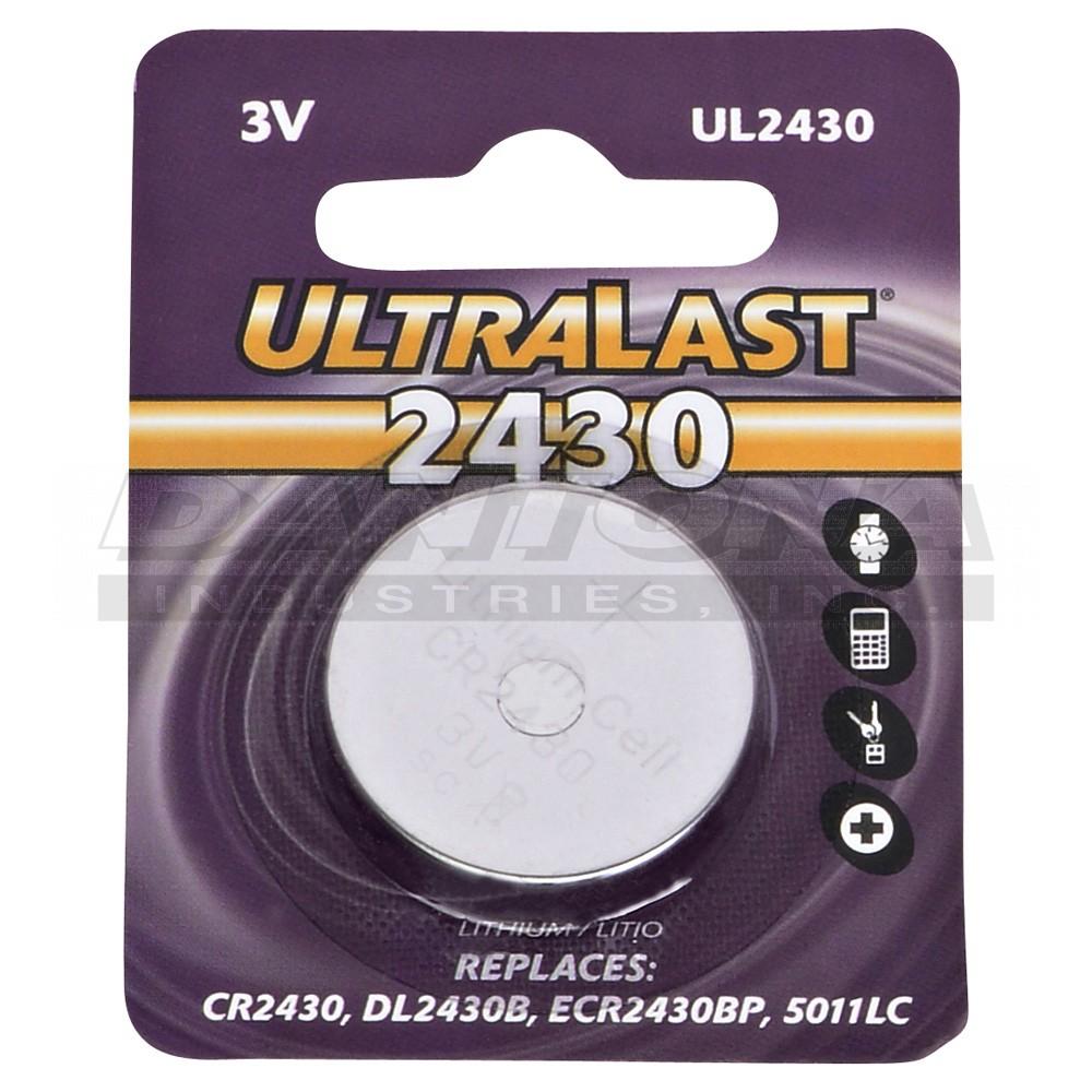 3V CR2430 LITHIUM COIN CELL BATTERY