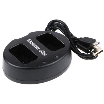 Micro USB 5V/2.1A / DC8.4V x 2 Camera Charger for Sony