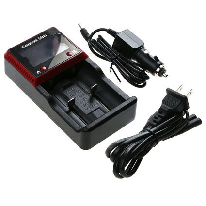AC100-240V 50/60Hz 350mA Max / DC0.5A/1A Battery Charger