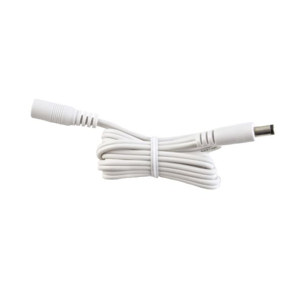 DC Extension Cable - White, 39 in.
