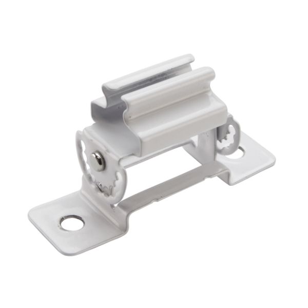 CHROMAPATH Rotatable Clip, 45 Degree, SQUARE, DUO, Satin Whi