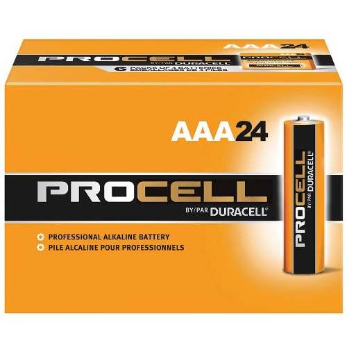 DURACELL PROCELL AAA ALKALINE BATTERIES 24 PACK