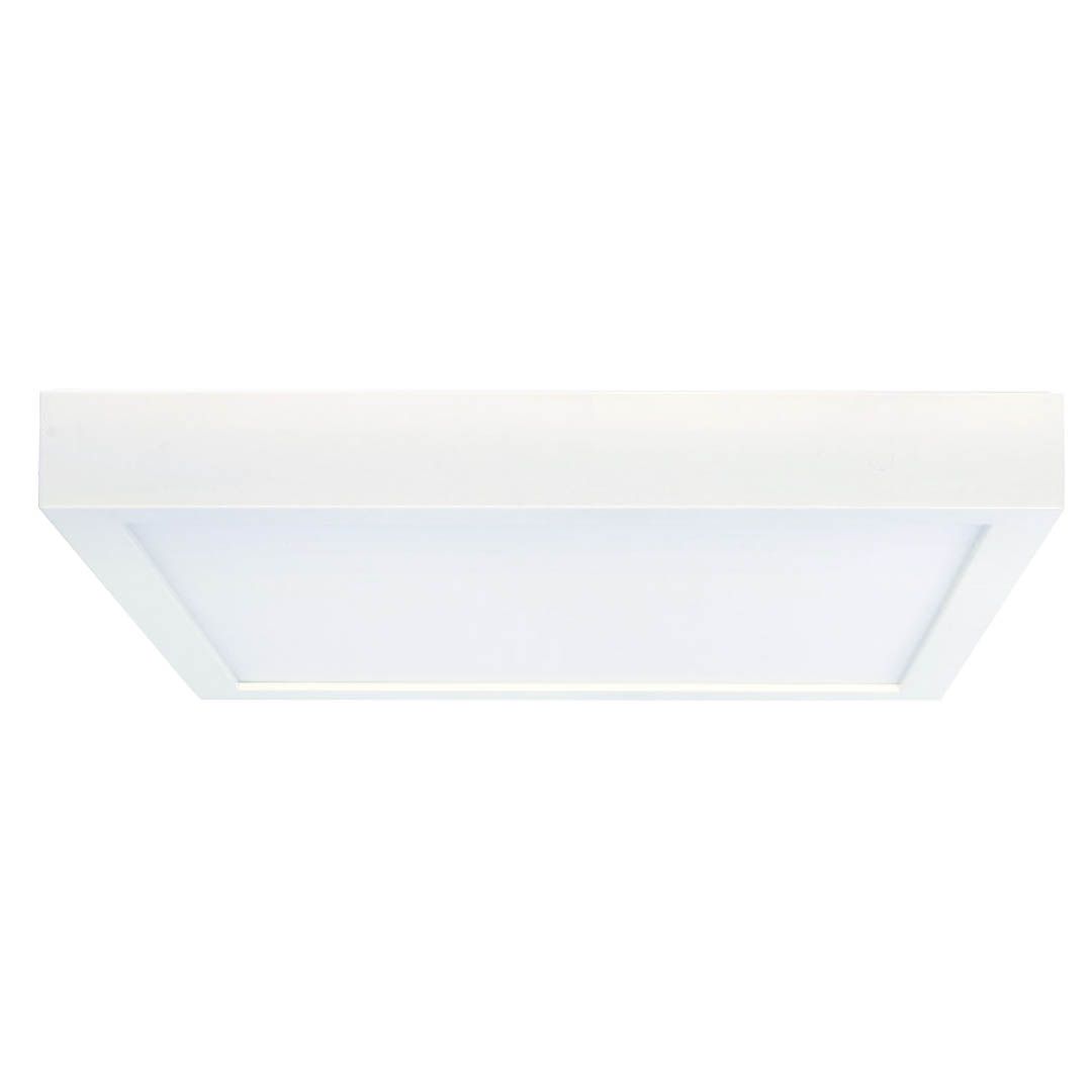 20W LED 9" FLUSH MOUNT WHITE SQUARE DIMMABLE 3000K 120V