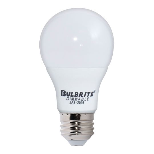 9W LED A19 DIMMABLE ENCLOSED JA8 3000K E26 120V