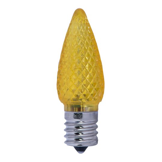 0.6W LED C9 YELLOW E17 120V