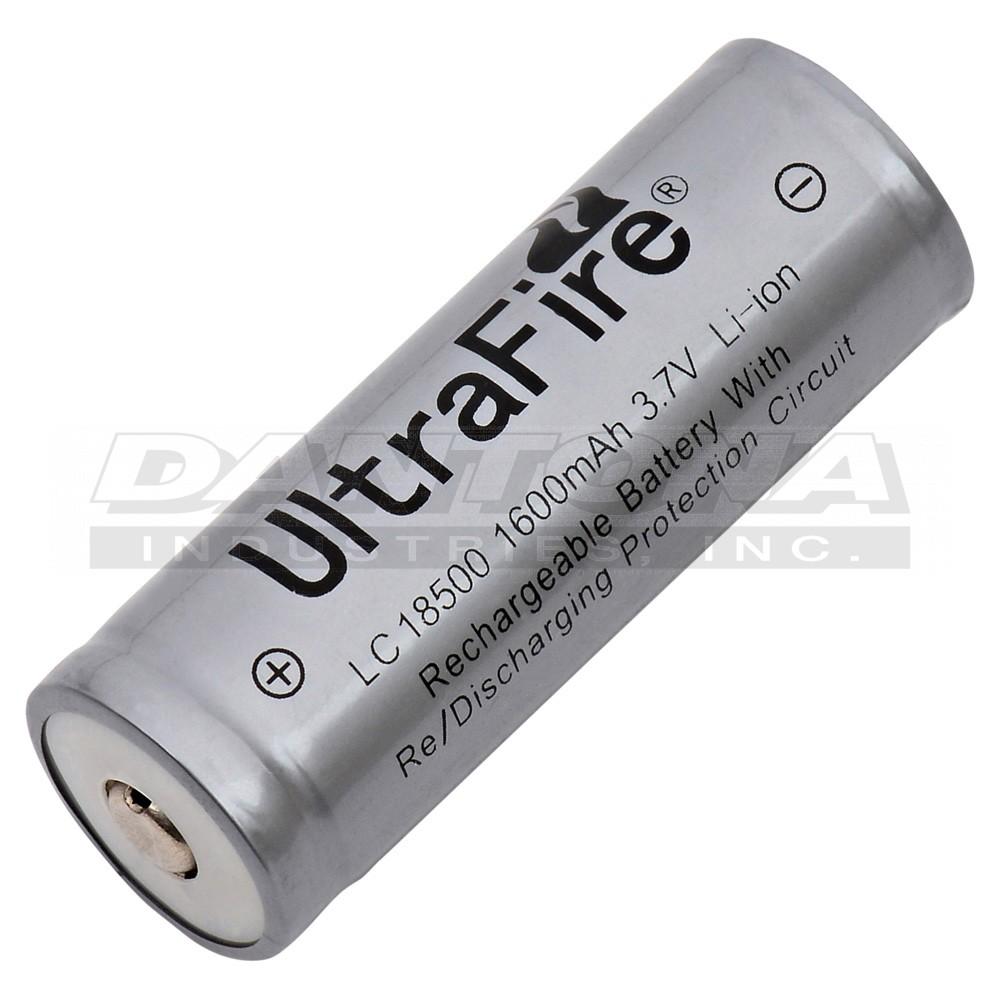 LION-1850-16-UF 3.7V 1600mAh 18500/18490 Rechargeable