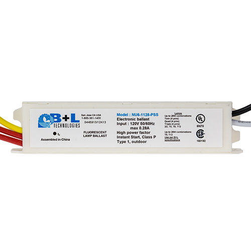 NU6-1128-PSS 120V UP TO 28W 4-PIN SIDE SLIM