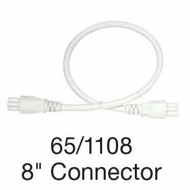 Nuvo 65-1108 8" Connector for Nuvo Linkable LED Strip Fixtur