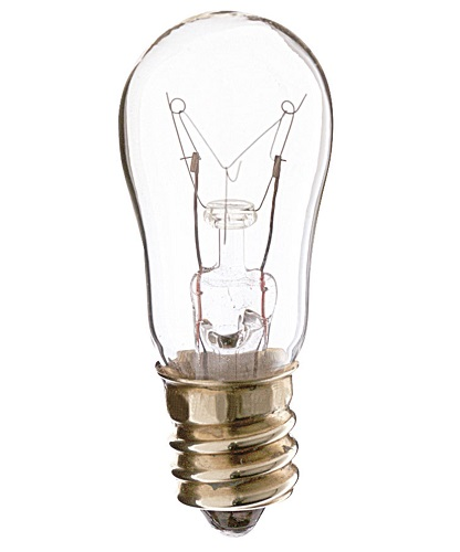 6W S6 Clear Candelabra E12 12V