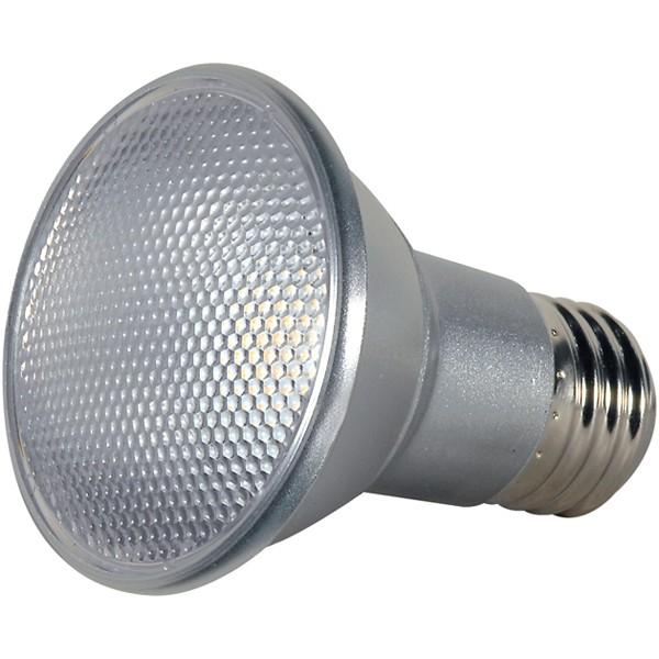 7W PAR20 LED - 40' Beam Spread - Medium Base - 5000K - 120V