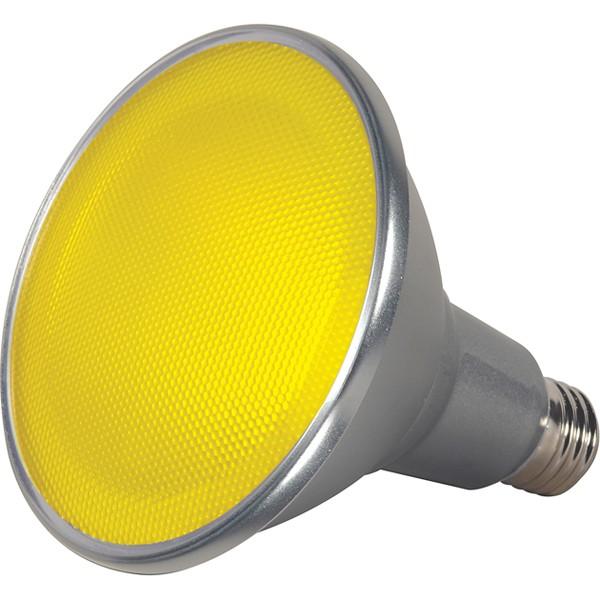 15W PAR38 LED - 40' Beam Spread - Medium Base - 120V - Yello