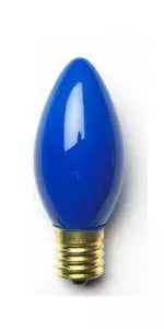 C7 7W, 130V, ceramic blue, UL - (5 pack)