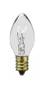 C7 4W, 130V, clear, UL - (5 pack)