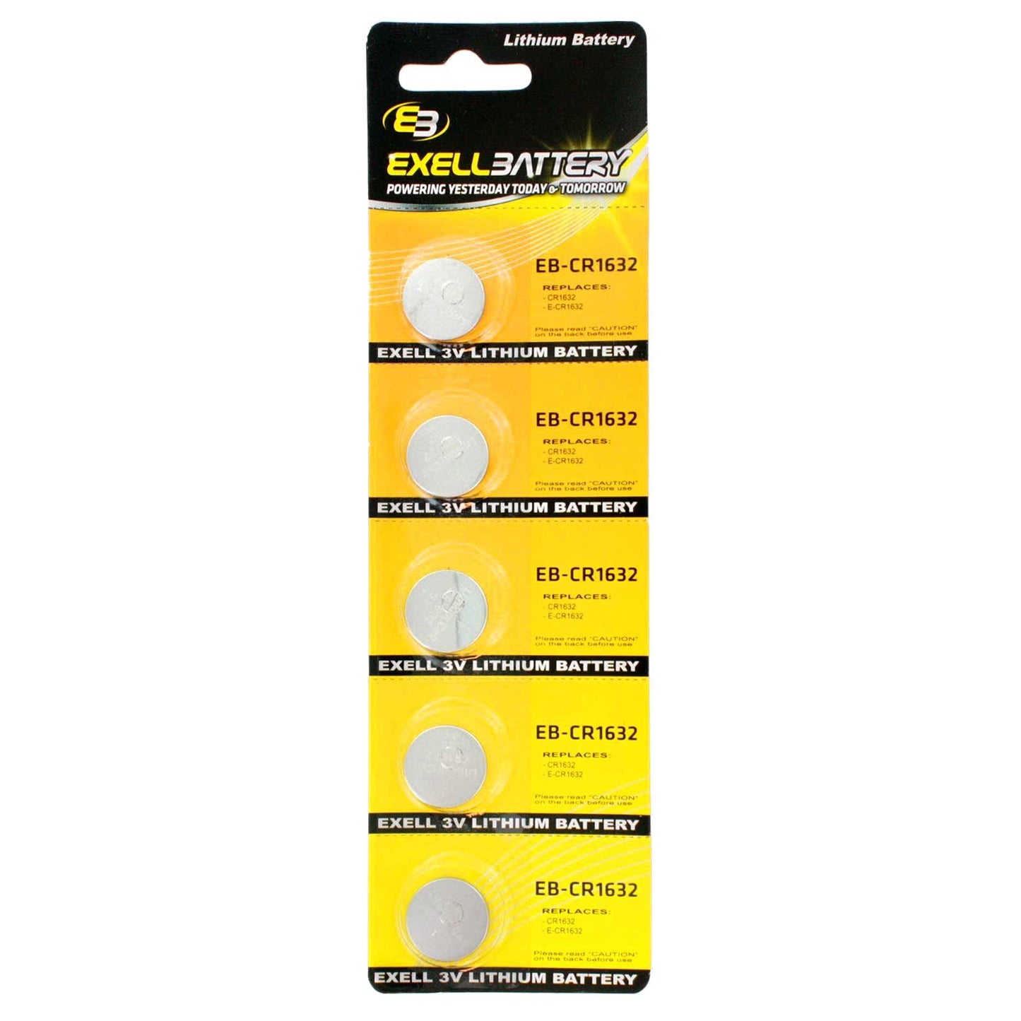 3V CR1632 LITHIUM COIN CELL 5 PACK