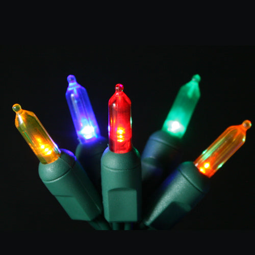 Sival LED 70LT M5 Mini Classic Light String - Green Wire (s), Warm White, 24-String Pack
