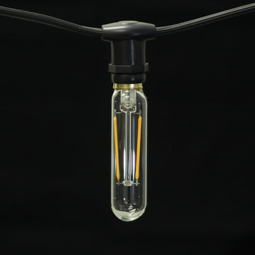 Sival LED Filament T6 Tubular Bulb, 2W, Clear - (Intermediate Base/E17), 10-Pack